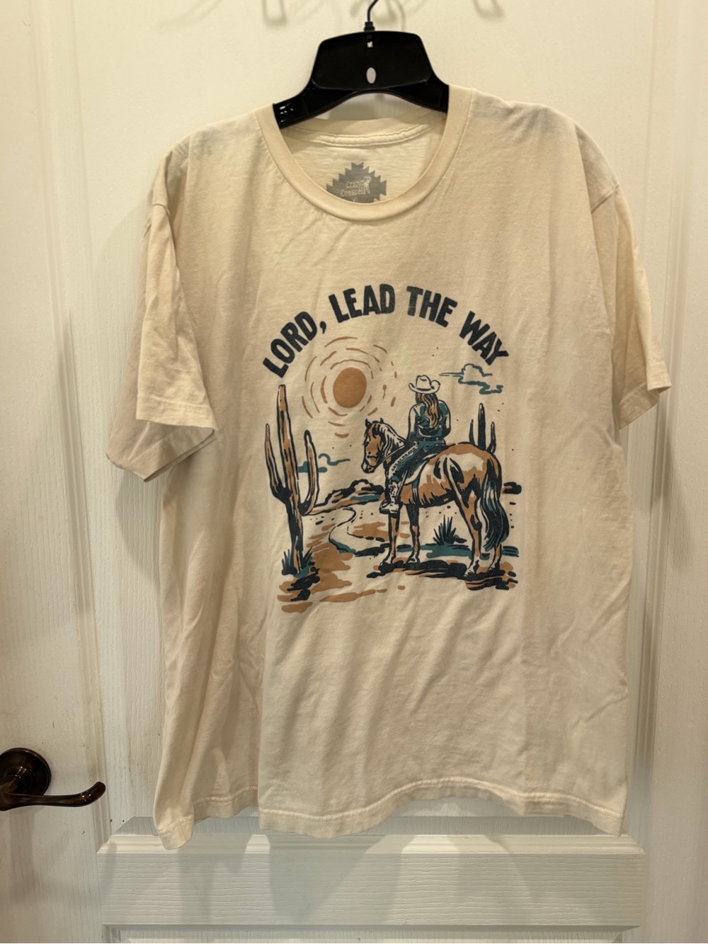 Lord, Lead The Way Cream Graphic Tee